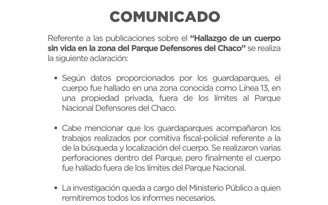Comunicado