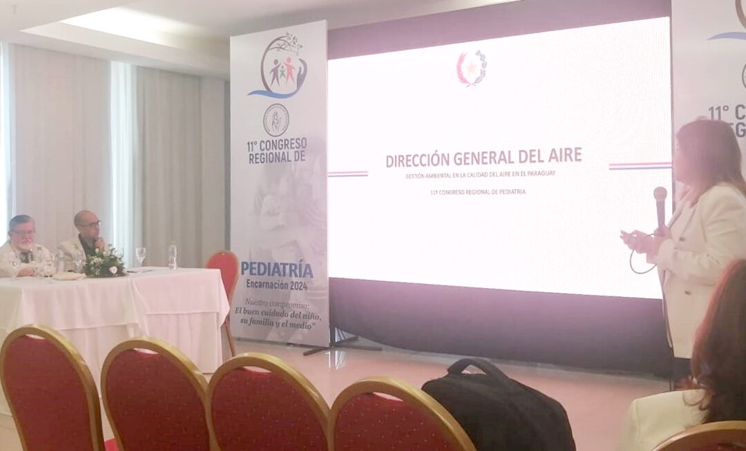 MADES expone sobre calidad del aire en Congreso Regional de Pediatría