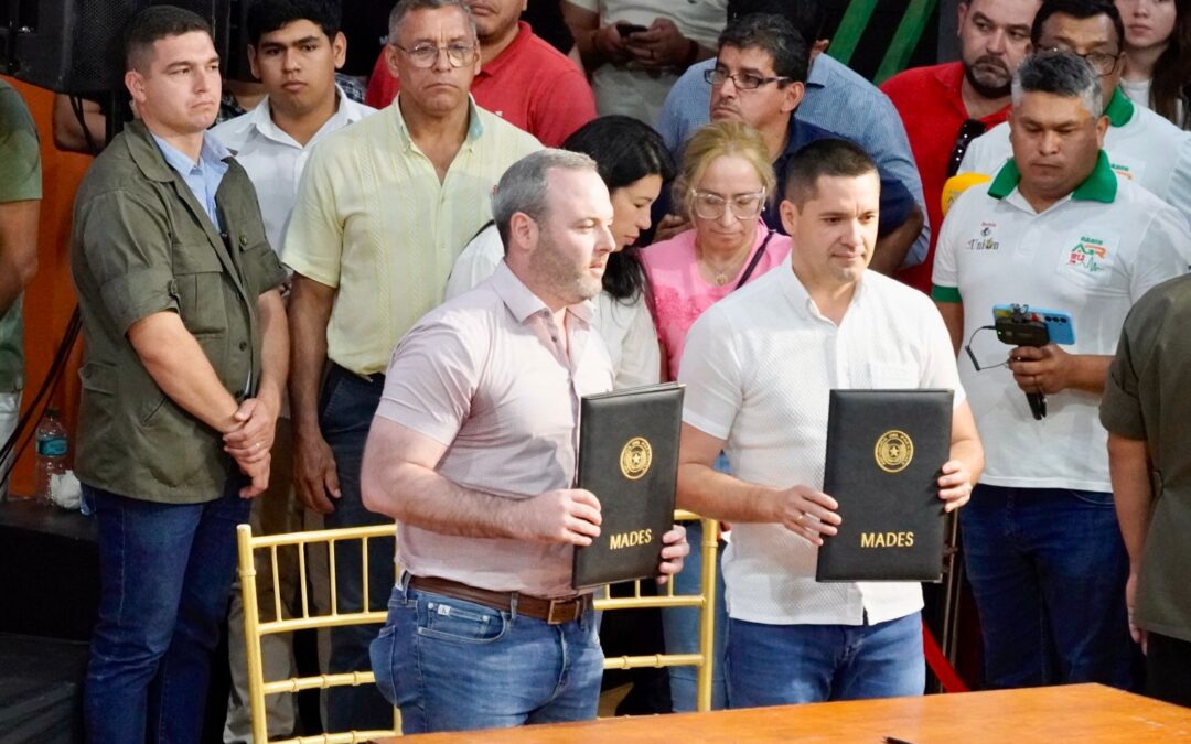 MADES y Gobernación de Canindeyú sellan alianza estratégica para impulsar el desarrollo sostenible