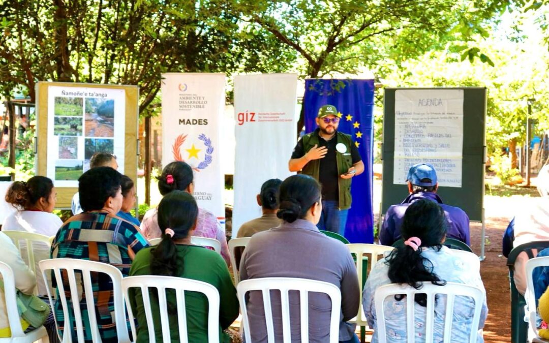 Productores de Caazapá e Itapúa se comprometen con el cuidado del ambiente y la protección de polinizadores en actividades lideradas por el MADES