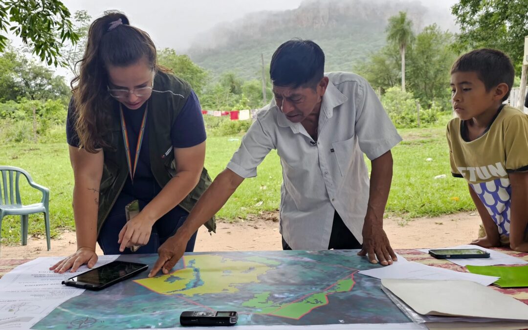Relevamiento técnico en comunidades del pueblo Pai Tavytera para el Régimen de Servicios Ambientales