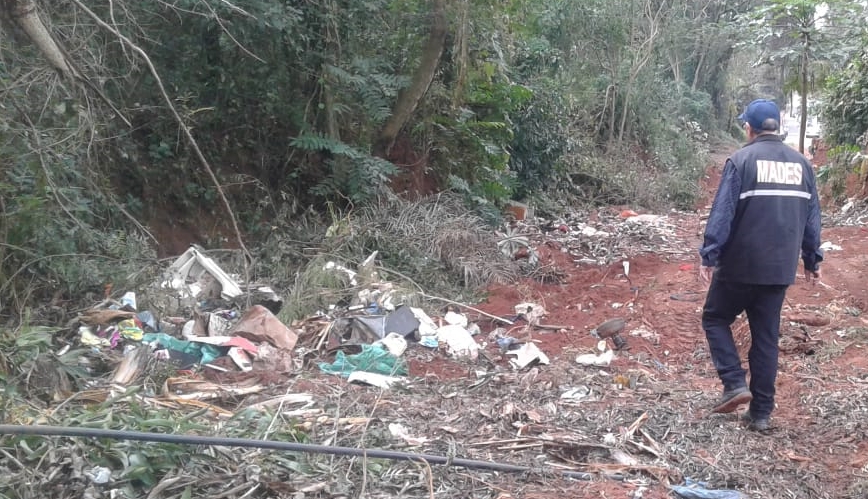 Vertedero clandestino de Areguá fue intervenido por disposición inadecuada de residuos sólidos