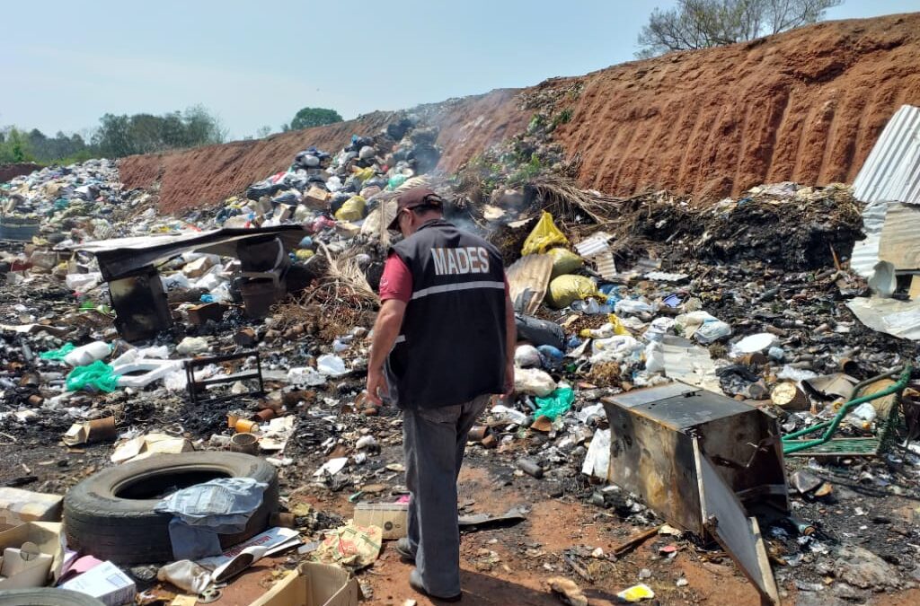 Fue intervenido un Vertedero por mala disposición de residuos sólidos urbanos