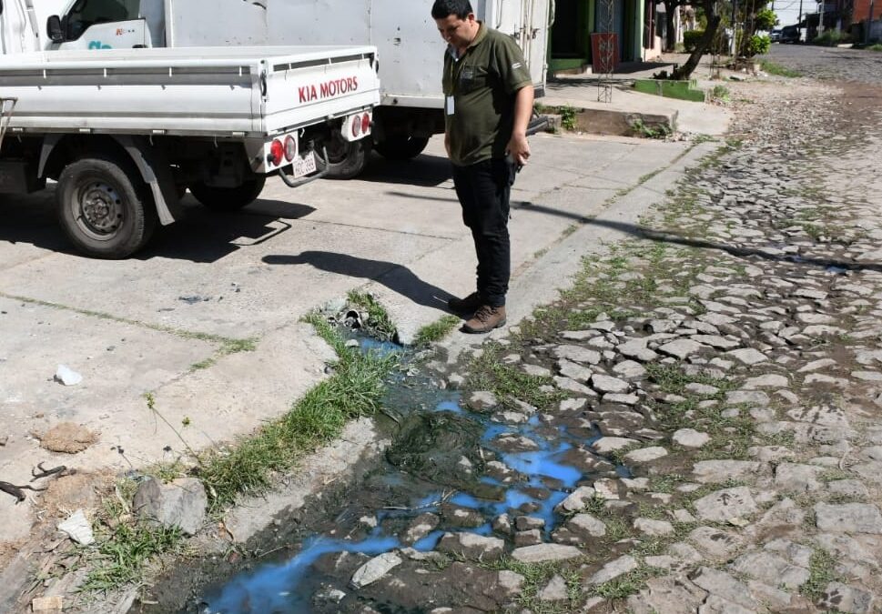 Intervienen empresa gráfica por vertido inadecuado de efluentes