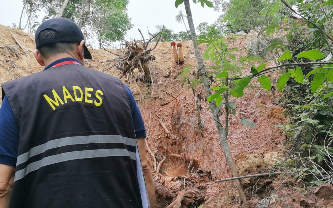 MADES interviene establecimientos que se dedican a la extracción de oro en Paso Yobái