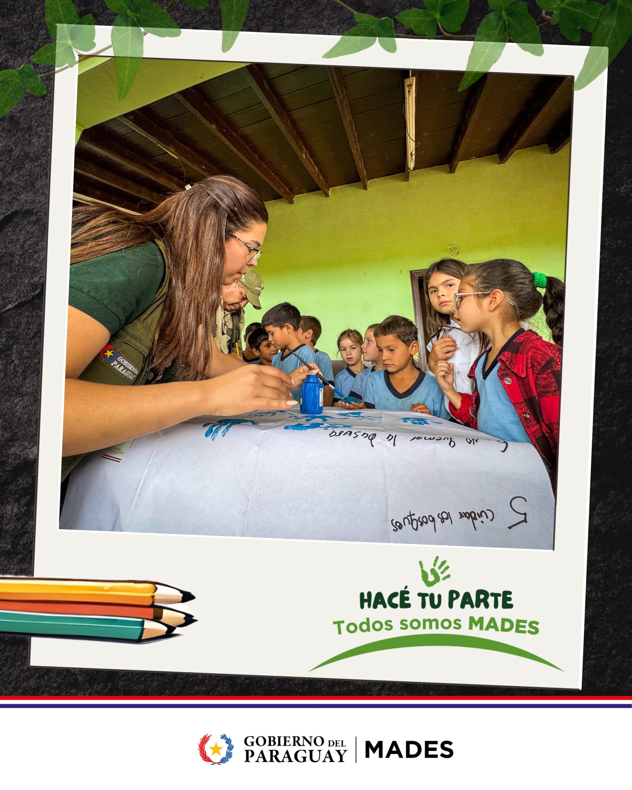 El MADES impulsa la educación ambiental en Ñacunday a través de talleres participativos en instituciones educativas