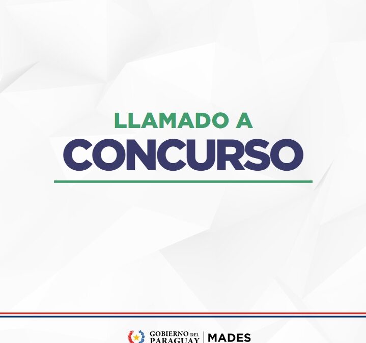 Llamado a concurso: