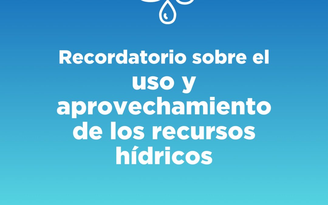 Obligatoriedad de contar con reservorios de agua para el riego del cultivo de arroz en la Cuenca del Río Tebicuary