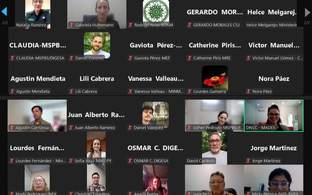 Se realizó la segunda sesión ordinaria de la Comisión Nacional de Cambio Climático