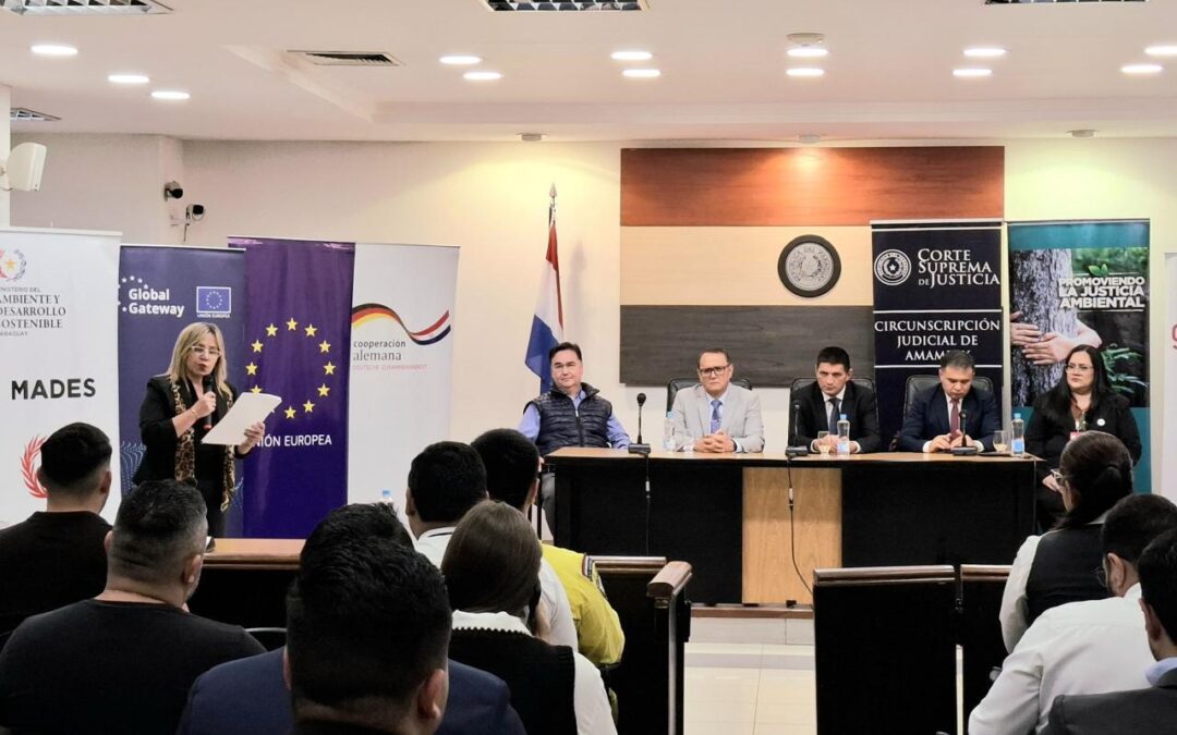 Operadores de justicia de Amambay se capacitan en mecanismos legales para proteger el ambiente