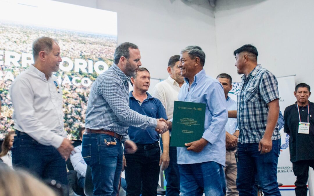 Comunidades indígenas del Chaco reciben certificación ambiental del MADES