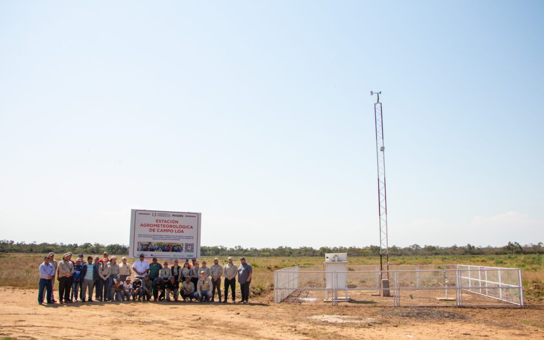 Nueva estación agrometeorológica en el Chaco