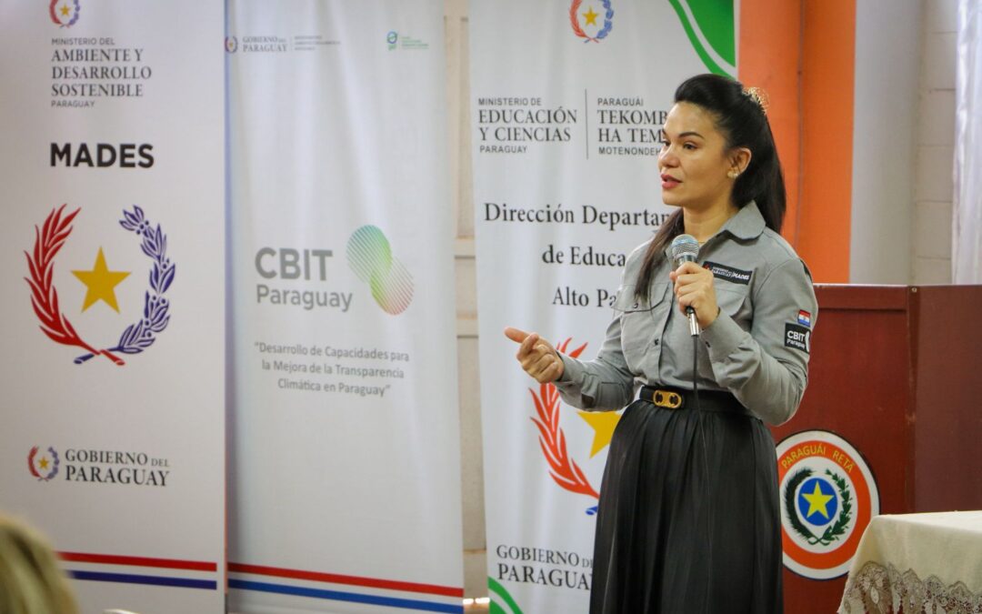 MADES presenta el Plan Climático del Paraguay NDC 3.0 y fortalece la educación climática en Alto Paraná
