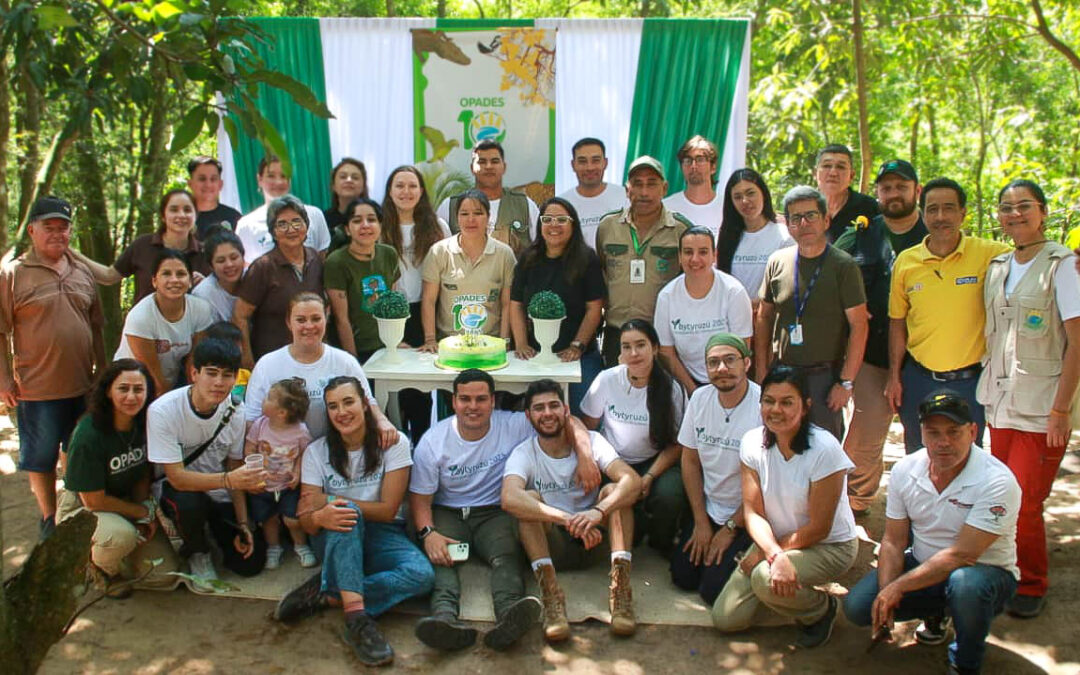 Guardaparques acompañaron campamento de jóvenes líderes ambientales del Ybytyruzú