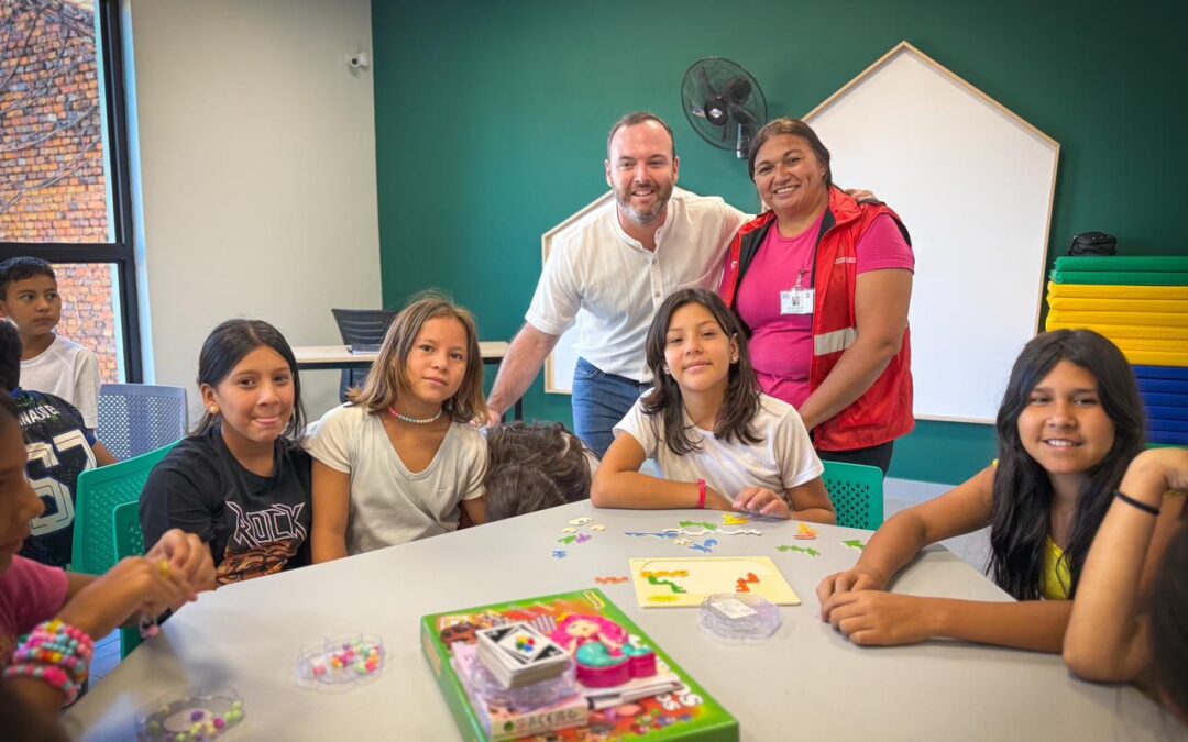 Ministro Rolando De Barros Barreto acompañó la inauguración del Mitã Róga