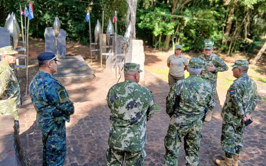 Trabajo interinstitucional en el Parque Nacional Cerro Corá con miras al Día de los Héroes