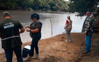 Verifican denuncia por presunta mortandad de peces en el río Tebicuary