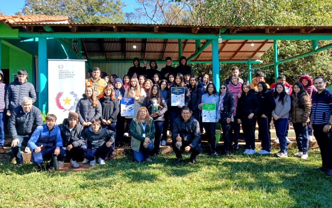 Más jóvenes, más conciencia: Ministerio del Ambiente y Desarrollo Sostenible fortalece la educación ambiental en Alto Paraná