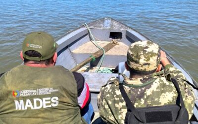 MADES intensifica el monitoreo de cardúmenes en aguas del río Paraná